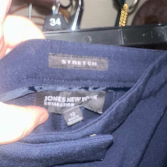 Jones New York Dark Blue Trousers - Picture 2 of 2